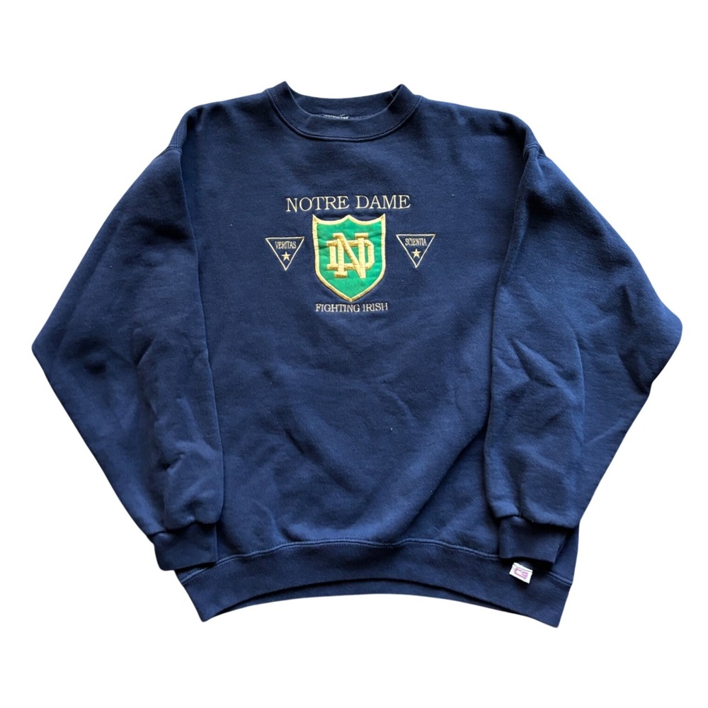 Vintage Crable Sportswear 90's Notre Dame Crewneck Size Large